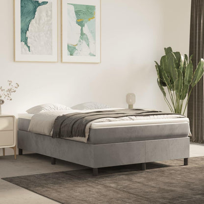 vidaXL Struttura Letto Box Spring Piattaforma Letto con Materasso per Camera da Letto Velluto