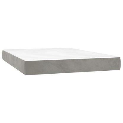 vidaXL Struttura Letto Box Spring Piattaforma Letto con Materasso per Camera da Letto Velluto