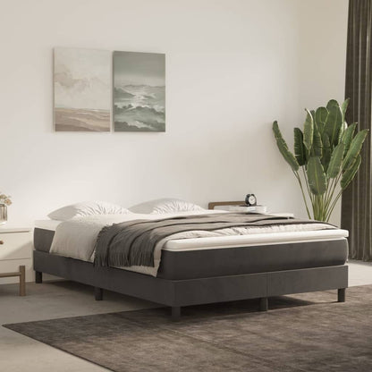 vidaXL Struttura Letto Box Spring Piattaforma Letto con Materasso per Camera da Letto Velluto