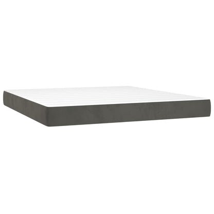 vidaXL Struttura Letto Box Spring Piattaforma Letto con Materasso per Camera da Letto Velluto
