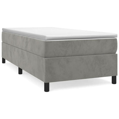 vidaXL Struttura Letto Box Spring Piattaforma Letto con Materasso per Camera da Letto Velluto