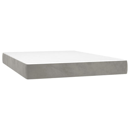 vidaXL Struttura Letto Box Spring Piattaforma Letto con Materasso per Camera da Letto Velluto