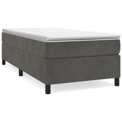vidaXL Struttura Letto Box Spring Piattaforma Letto con Materasso per Camera da Letto Velluto