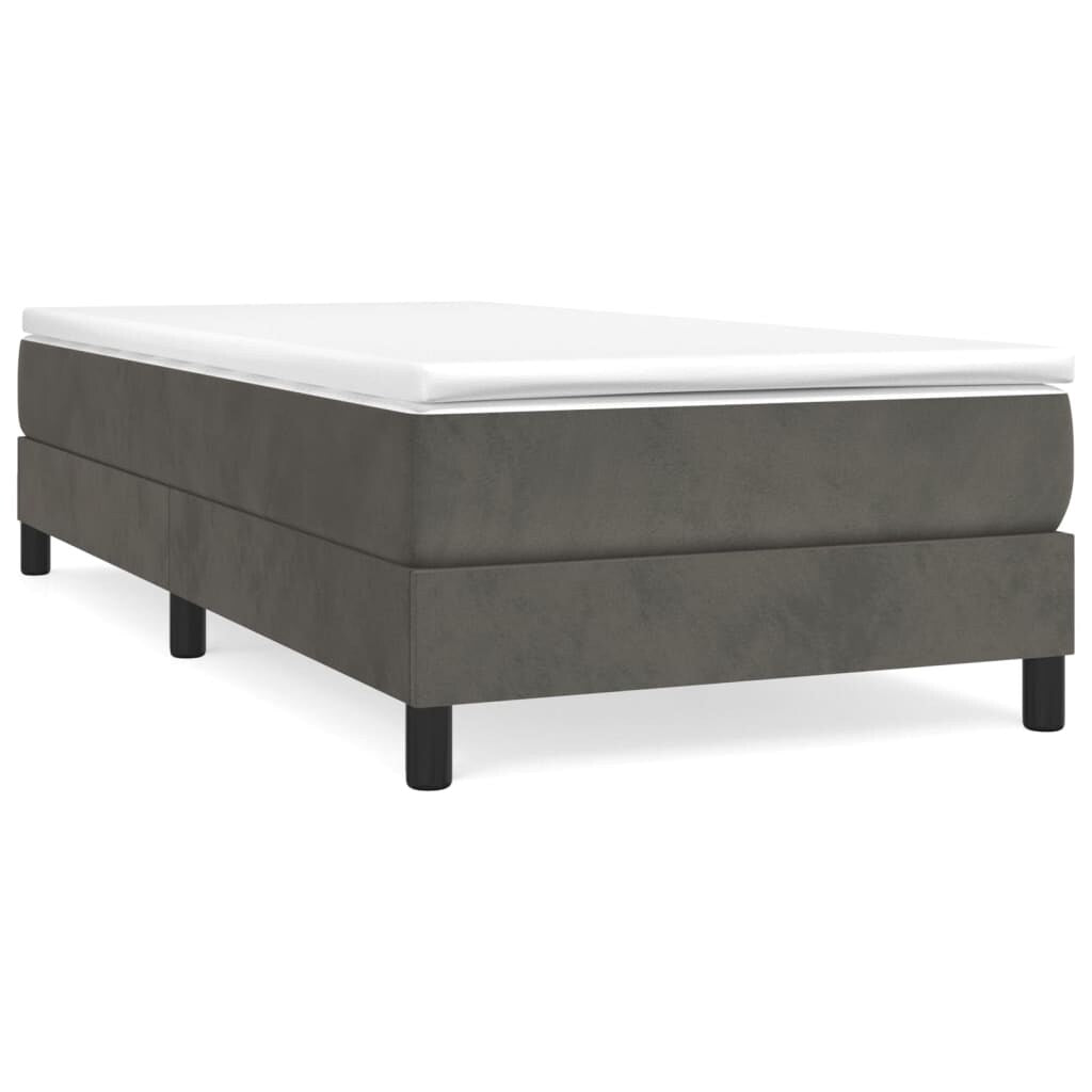 vidaXL Struttura Letto Box Spring Piattaforma Letto con Materasso per Camera da Letto Velluto