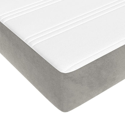 vidaXL Struttura Letto Box Spring Piattaforma Letto con Materasso per Camera da Letto Velluto
