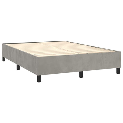 vidaXL Struttura Letto Box Spring Piattaforma Letto con Materasso per Camera da Letto Velluto