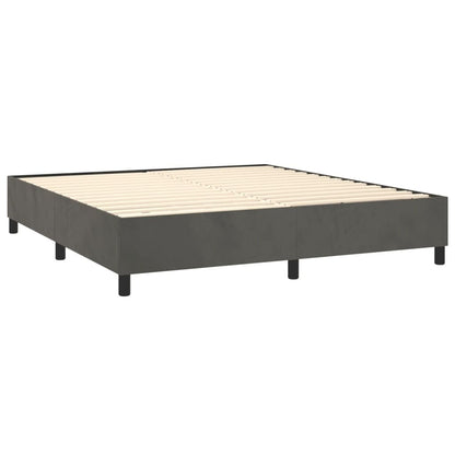 vidaXL Struttura Letto Box Spring Piattaforma Letto con Materasso per Camera da Letto Velluto