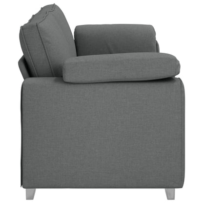vidaXL Divano Nero/Grigio scuro in metallo - 86,2 x 30,3 x 32,3